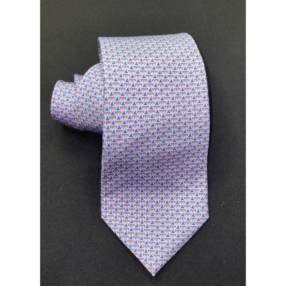 Vineyard‎ Vines Taft School Themed Men's Necktie 59" x3.5" 100%  Silk